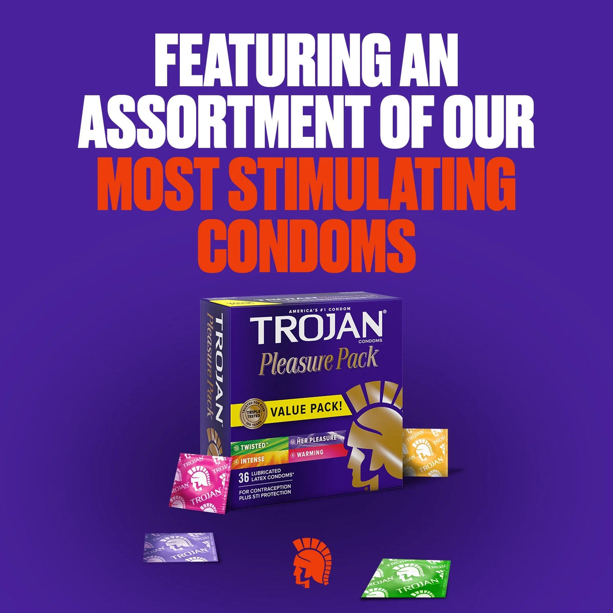 Assorted Lubricated Condoms Value Pack, 36 Count V3994