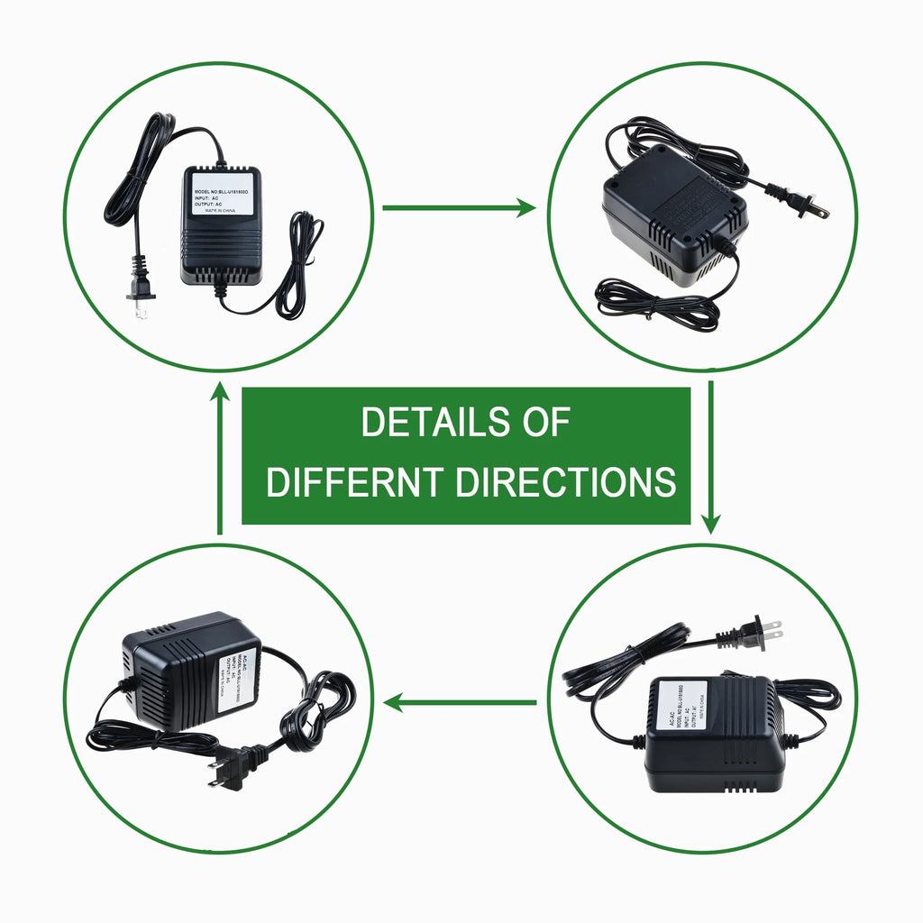 AC to AC Adapter for Exercise Bike Power Supply Cord X3749
