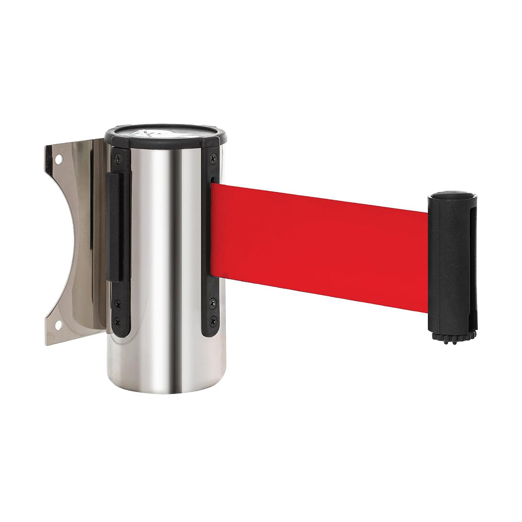 Black Retractable Wall Mount Caution Belt F596740
