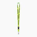 Lime Polyester Lanyard with Buckle Release and Swivel Bulldog Clip H16465