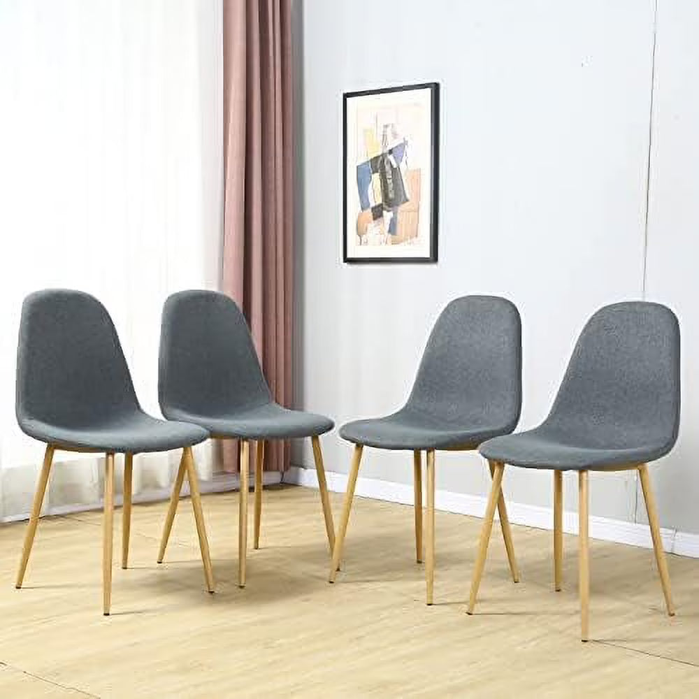Dining Chairs Set of 2 Fabric Upholstered Side Chairs J276802