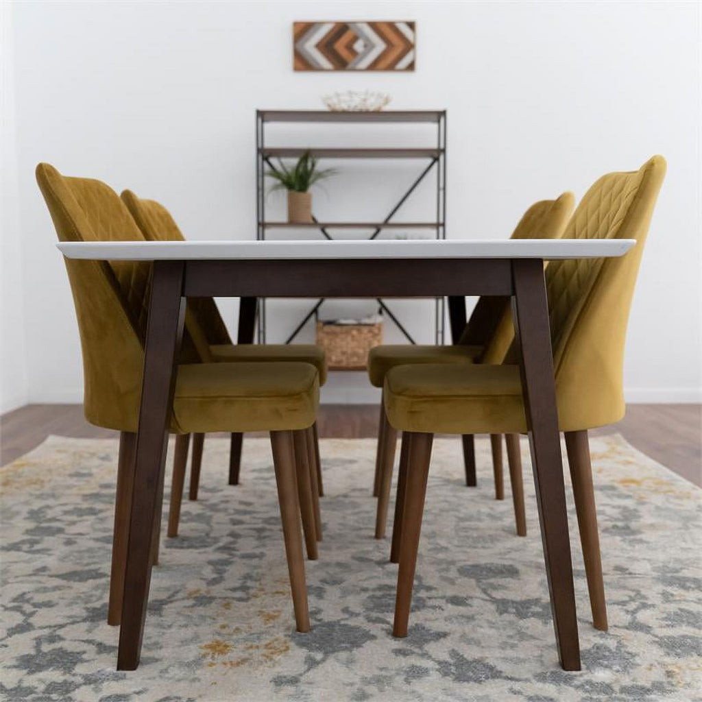 Mid Century Modern Dining Table Set for 4 X812