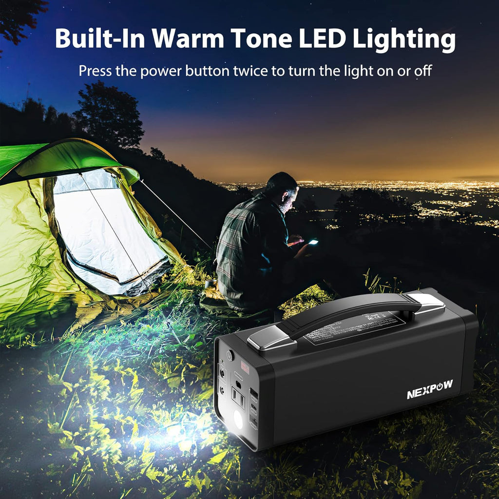 178Wh Portable Power Station with AC Outlet Q372857