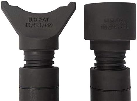 20 Ton Pneumatic Air Hydraulic Bottle Jack with Interchangeable Adaptor Heads E680