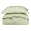 Mint Full 3 Piece Cotton Sateen Duvet Cover Set S48431