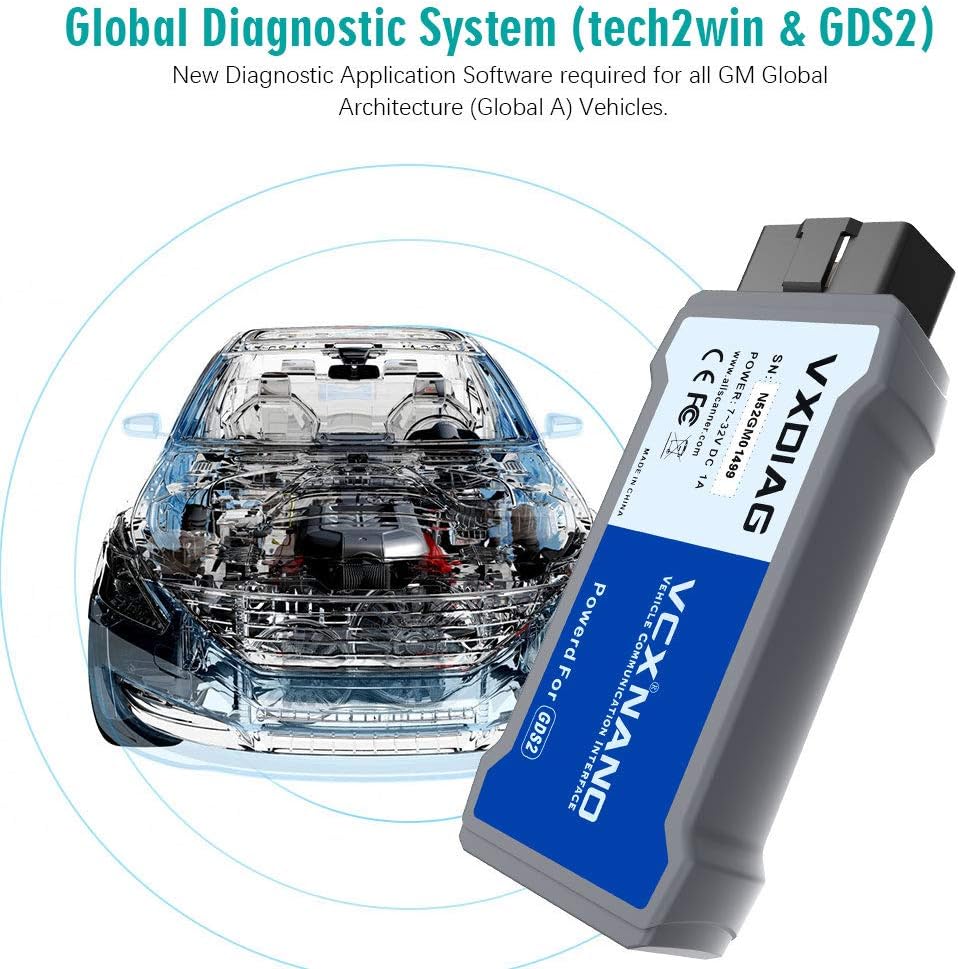 VCX Nano Diagnostic Tool for GM/OPEL with GDS2 and Tech2WIN P660546