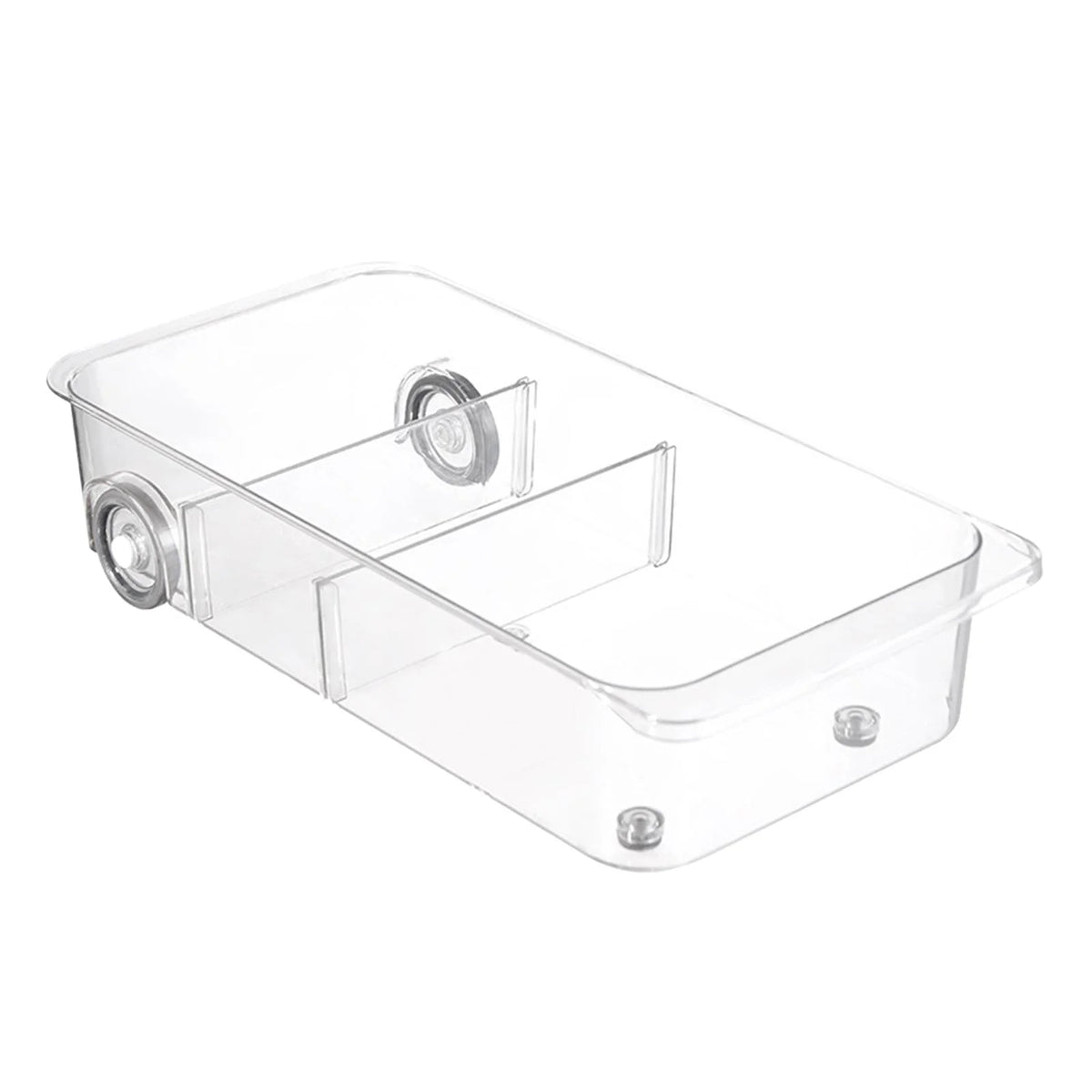 Clear Pull Out Pantry Storage Bins on Wheels G40591
