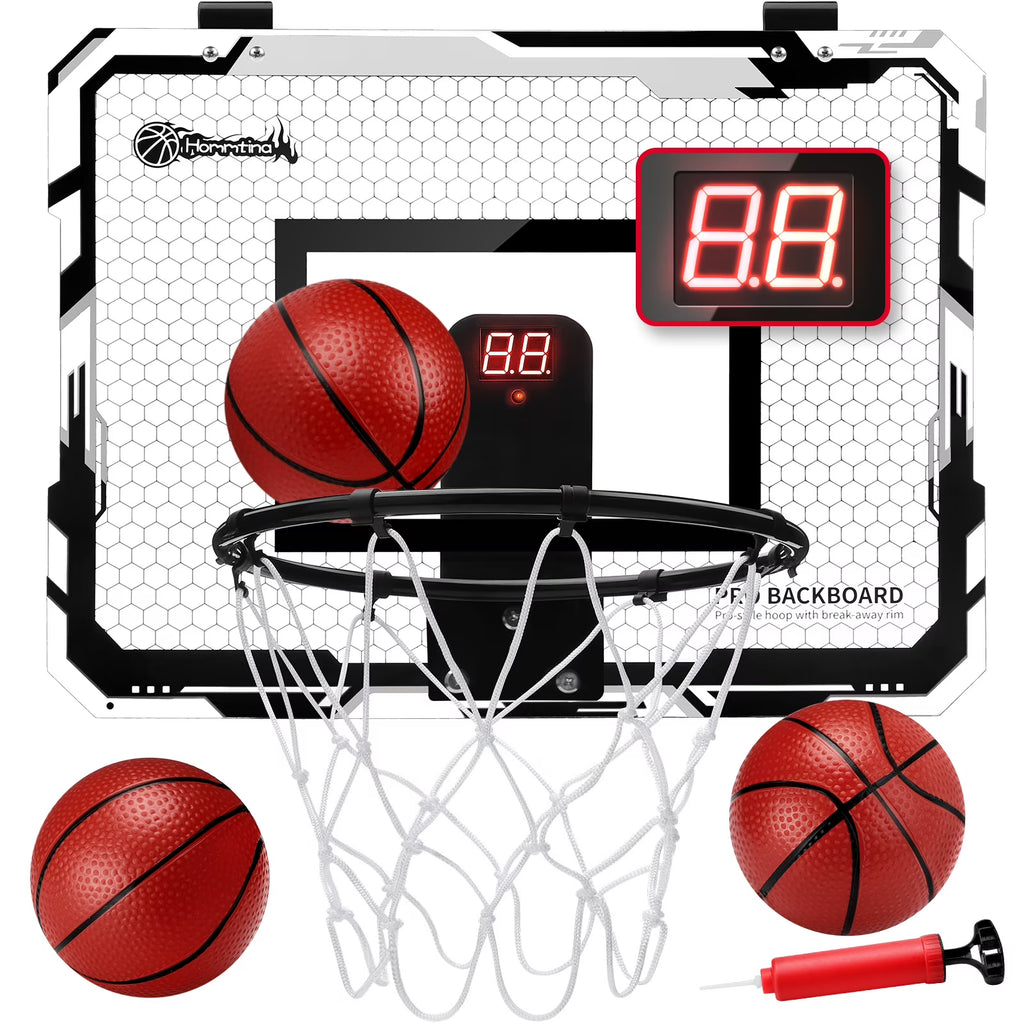 Basketball Hoop Indoor for Kids 15.7" X 11.8" with 3 Balls J922