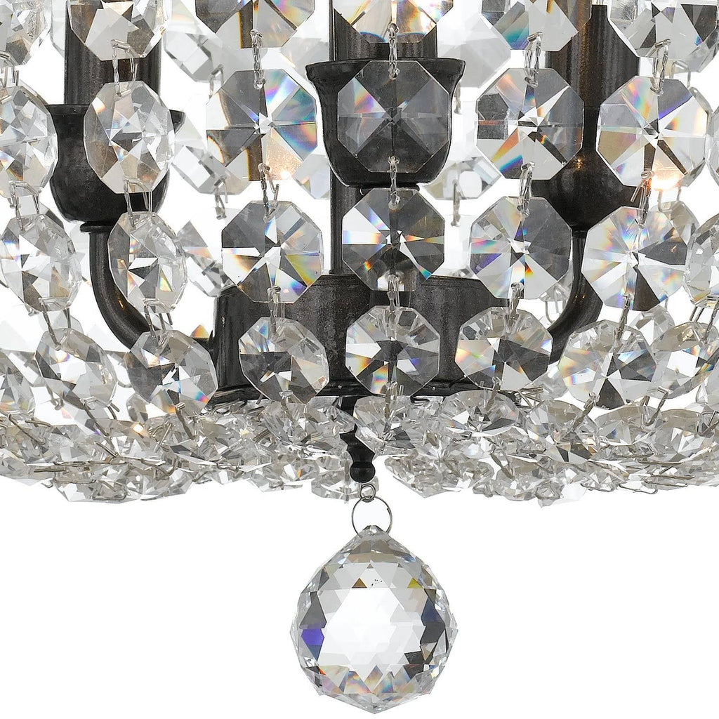 Vibrant Bronze Crystal Ceiling Mount H376839