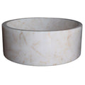 Afyon White Marble Vessel Sink C562048