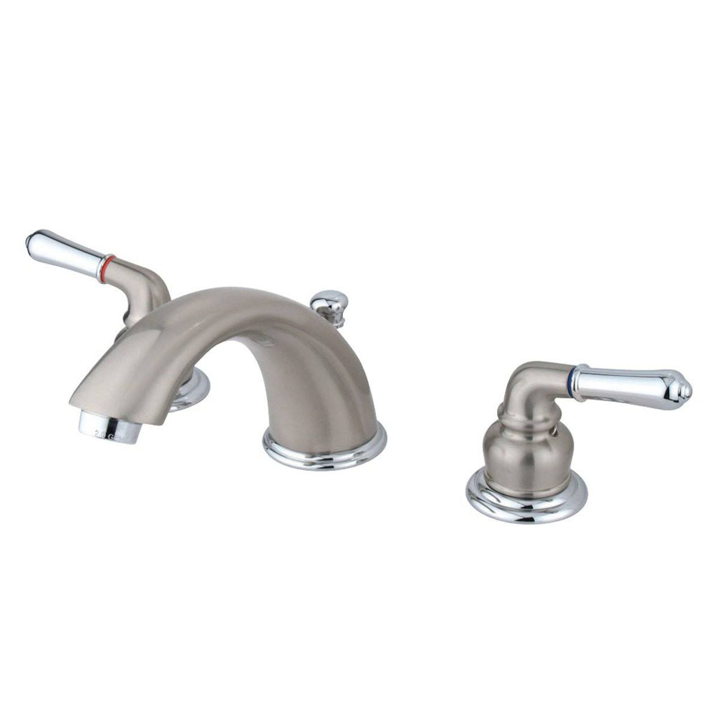 Brushed Brass Widespread Bathroom Faucet Q595