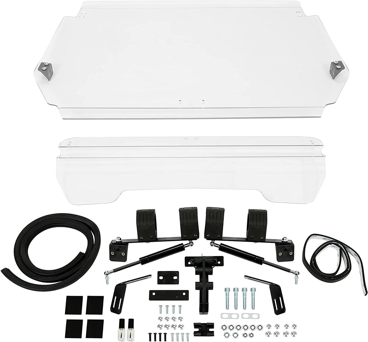 Scratch Resistant 3-in-1 Flip Clear Windshield U673