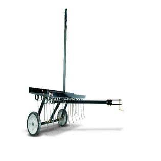 40in Tow Behind Lawn Groomer Dethatcher with Pneumatic Tires H104
