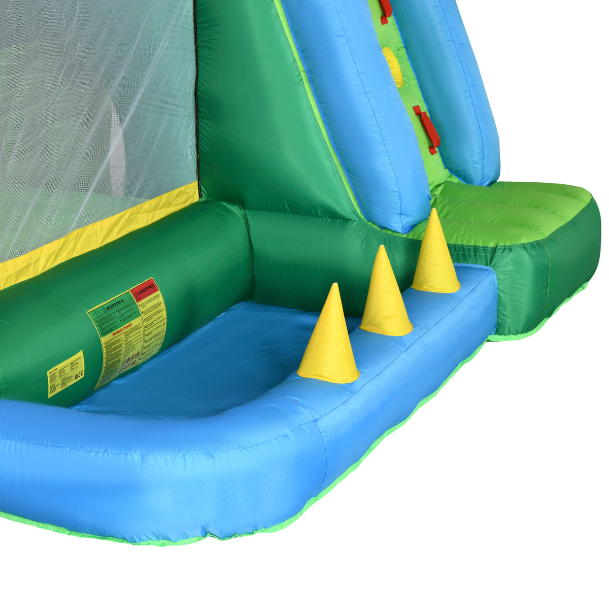 6-in-1 Inflatable Water Slide with 450W Air Blower U479