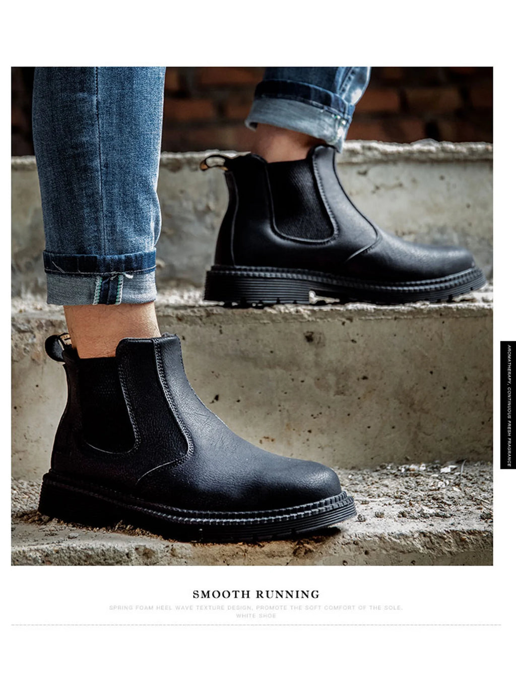 Steel Toe Leather Waterproof Work Boots E887
