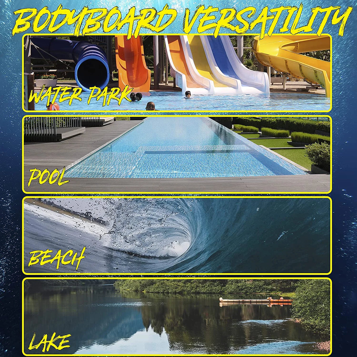 41" Bodyboard with Leash V308