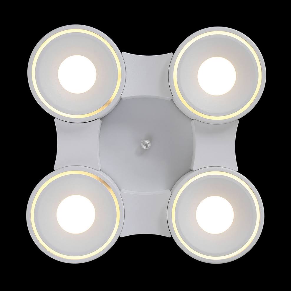 White 4 Light LED Surface Mount X6732