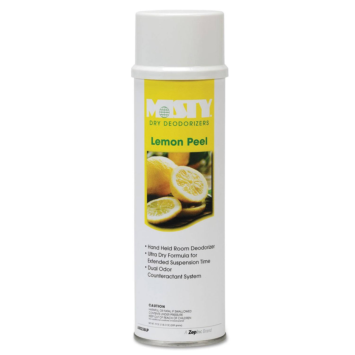 Lemon Peel Handheld Air Deodorizer Aerosol, 10oz, 12/Carton P358