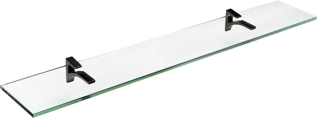 Glass Cardinal Glass Shelf, Chrome, 12 x 36 T188