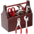 Walnut Toy Tabletop Decor Miniature House Accessories V439