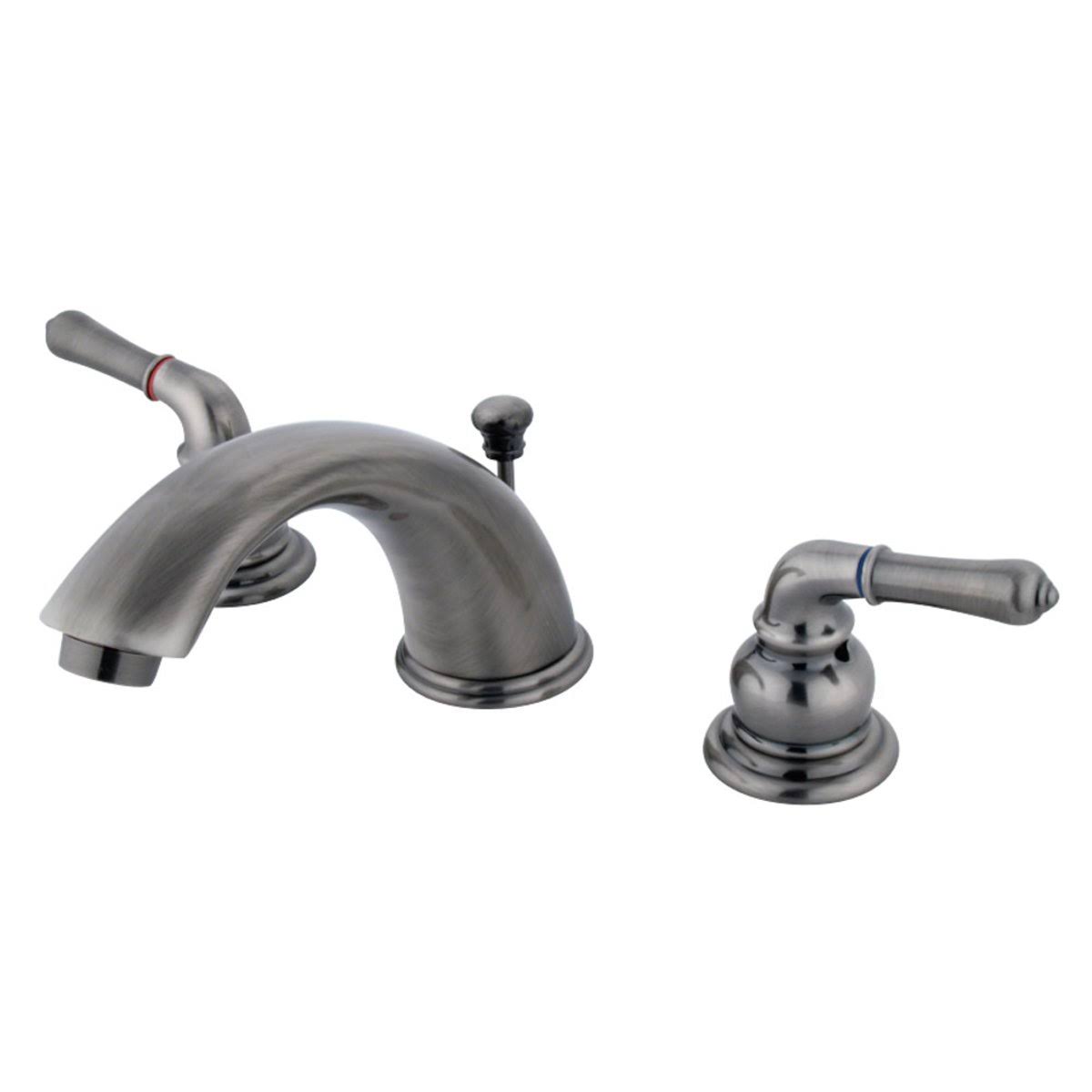Brushed Brass Widespread Bathroom Faucet Q595