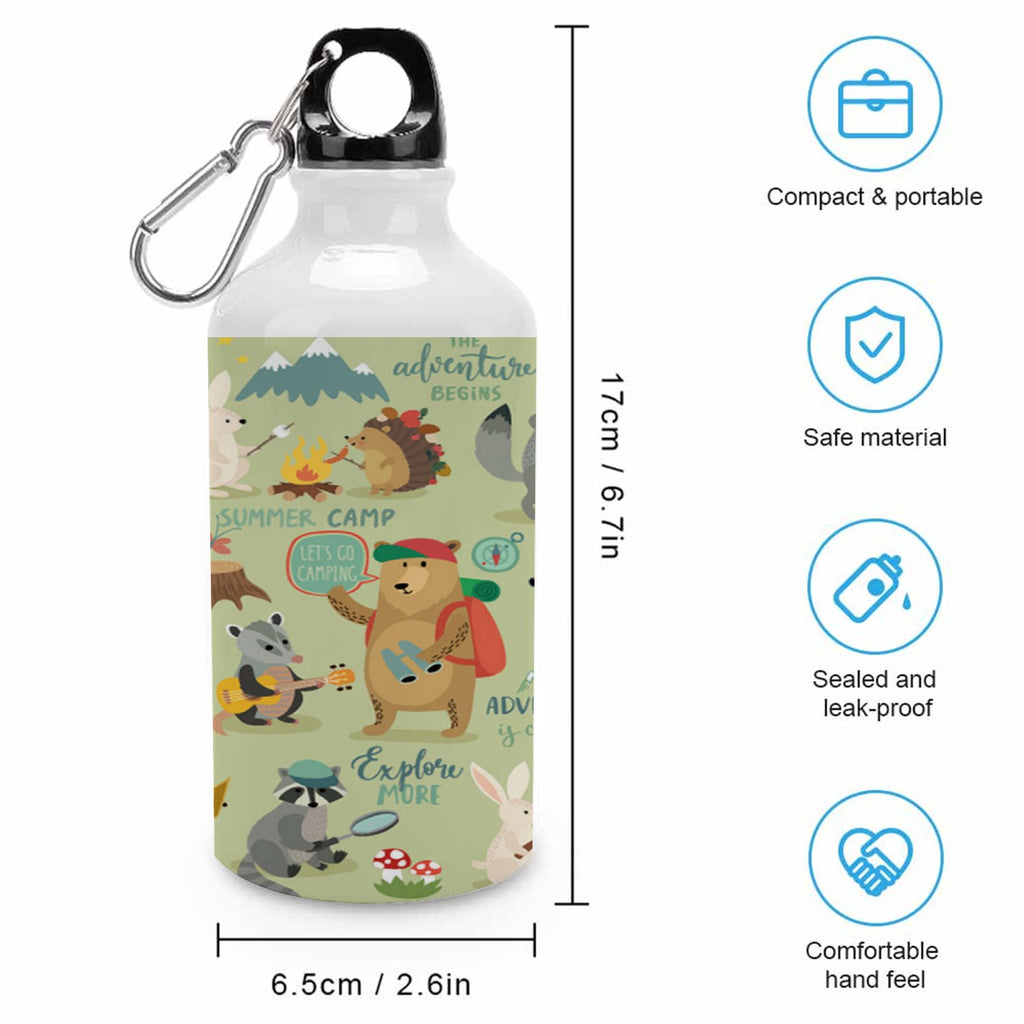 400ml Sport Aluminum Water Bottle with Twist Cap I371