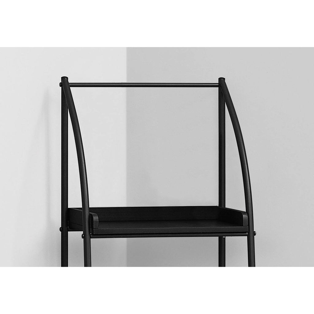Black Metal Bookcase W845
