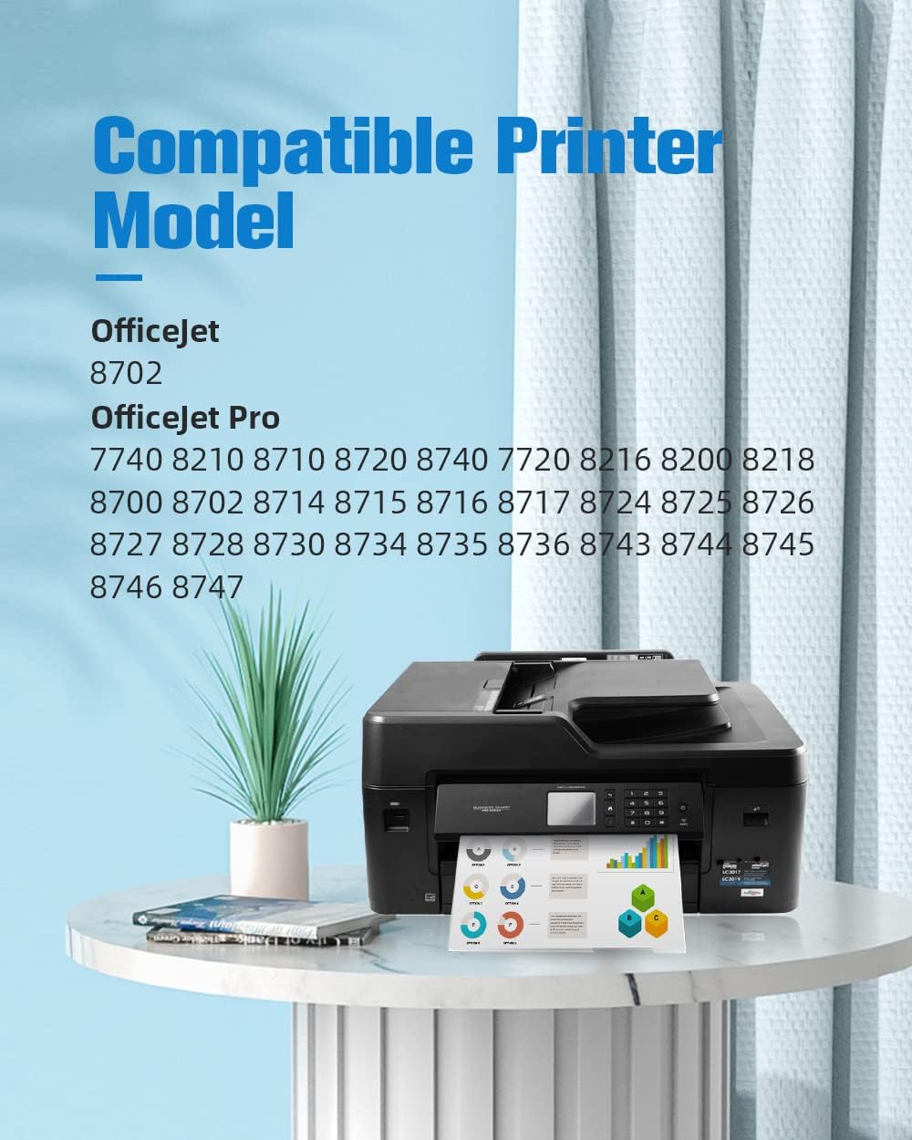 952XL Ink Cartridges High Yield 5 Pack (2 Black, 1 Cyan, 1 Magenta, 1 Yellow) L951