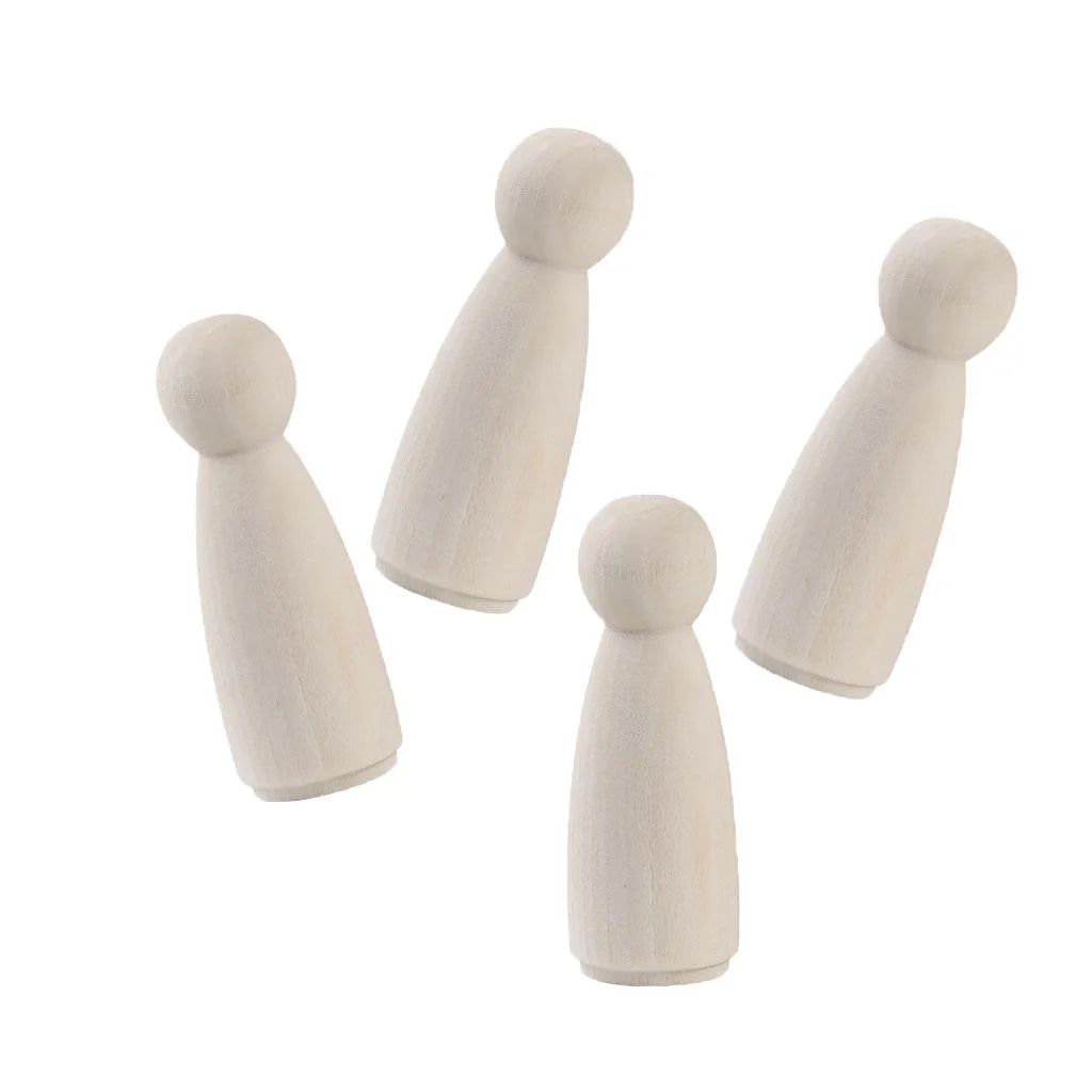 10pcs Wooden Peg Doll Body E359692