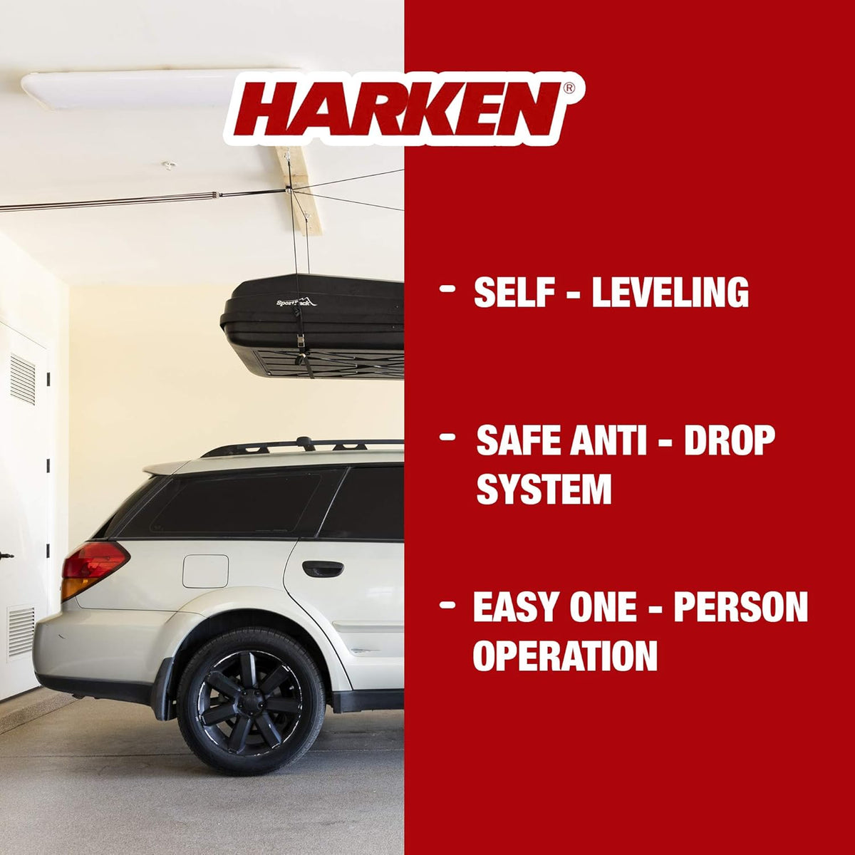 Cargo Box Overhead Garage Storage Hoist Y970462