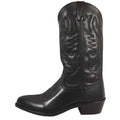 Black Leather Western Boots Q289061