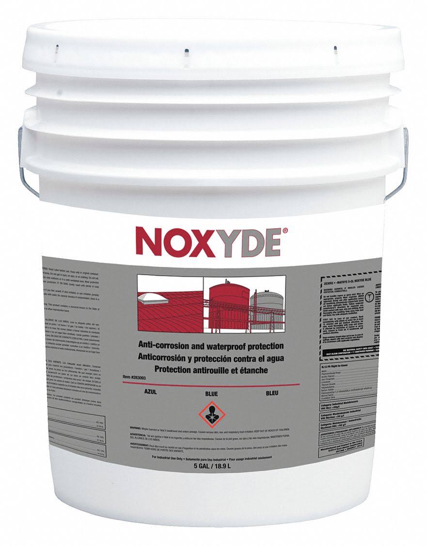 Satin Blue Gray Elastomeric Acrylic Coating, 5 gal. F209836