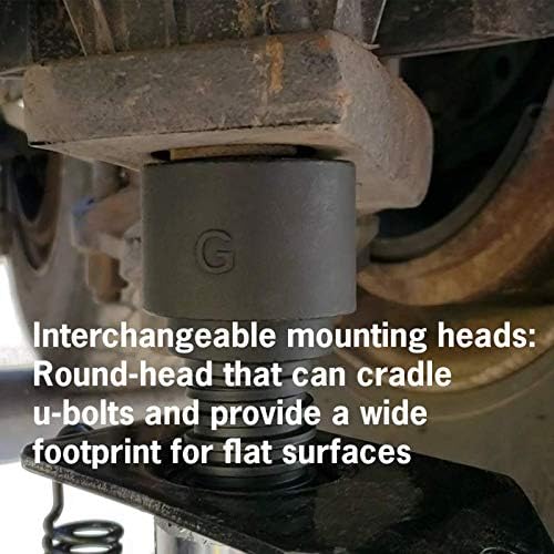 20 Ton Pneumatic Air Hydraulic Bottle Jack with Interchangeable Adaptor Heads E680