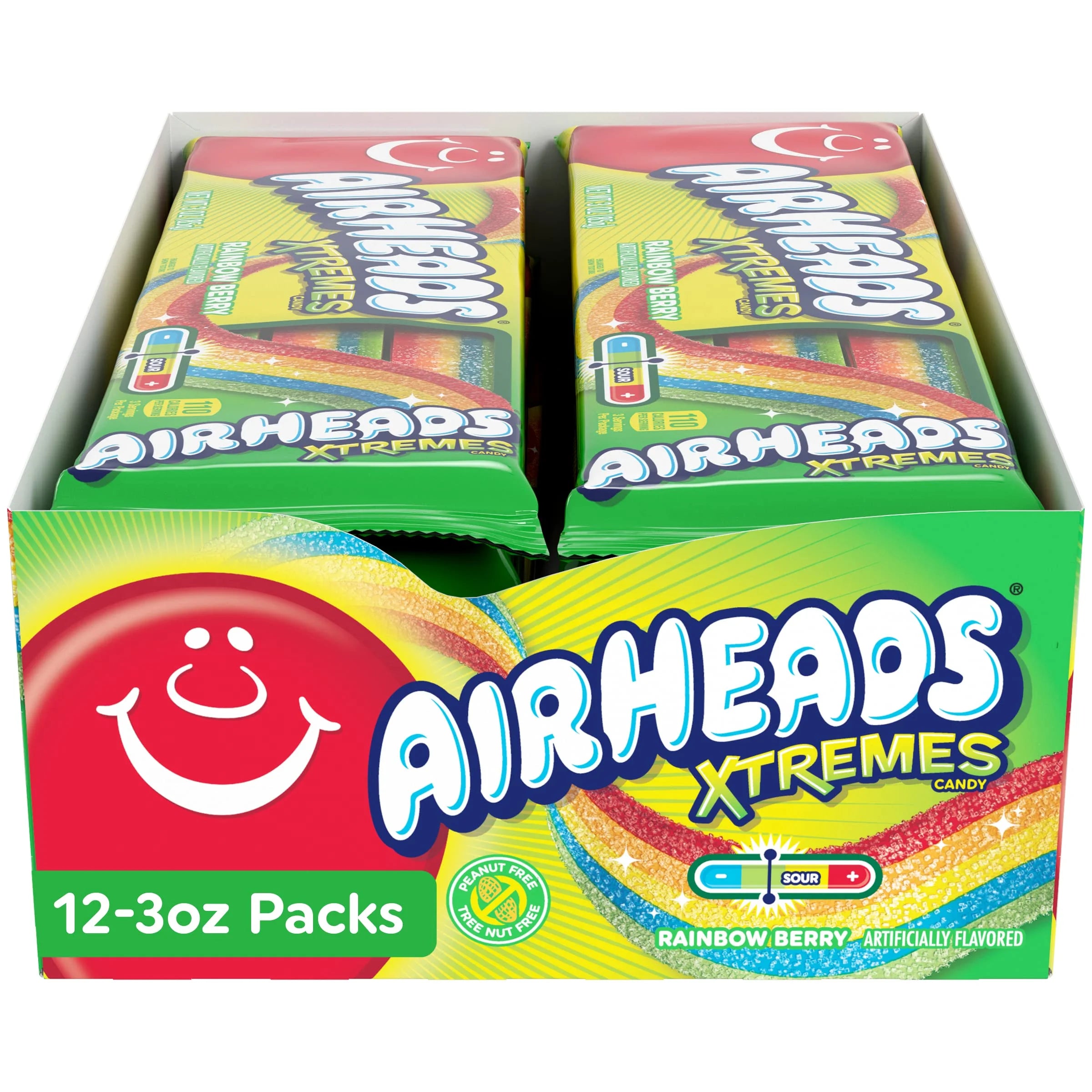 Rainbow Berry Flavor Sweetly Sour Candy, 3 Ounce (Pack Of 12) K8407
