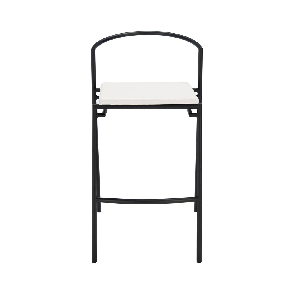 26-inch Counter Stool White/Black Z100