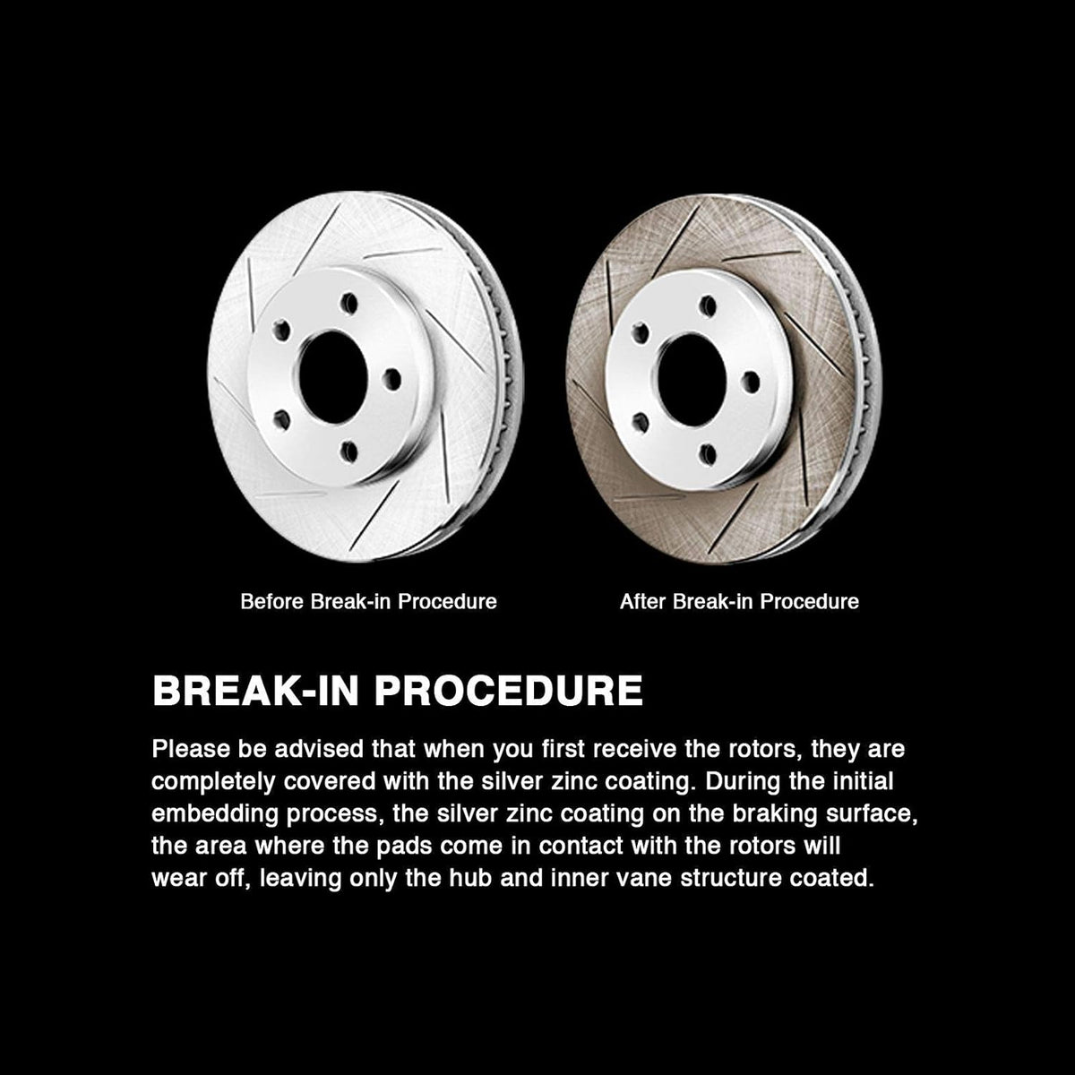Slotted Brake Rotors and Semi Met Pads J707318