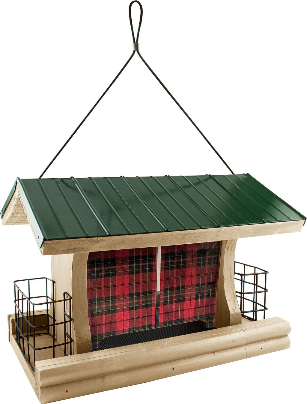 Buffalo Plaid Ranch Bird Feeder G719