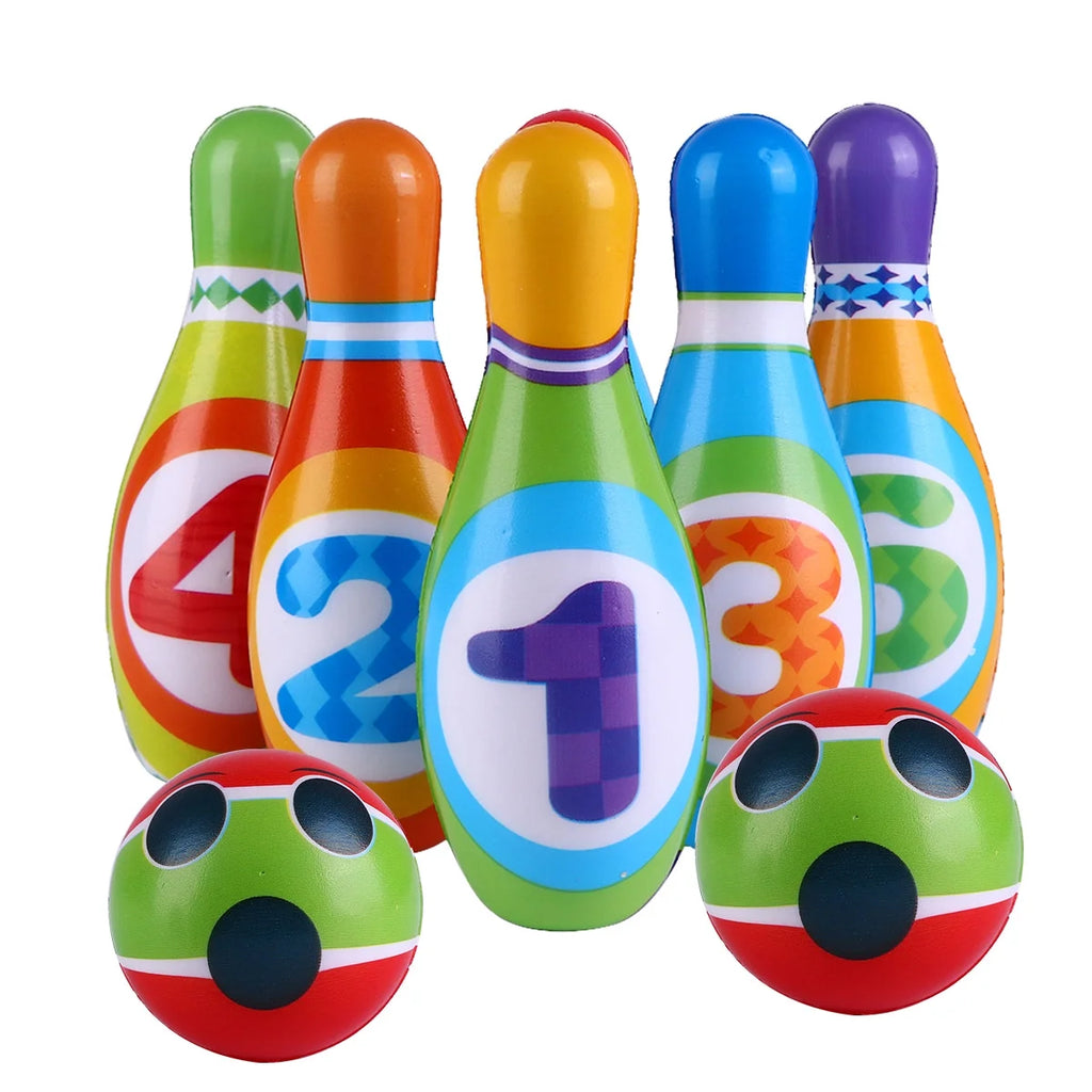 Colorful Bowling Set for Kids Indoor Outdoor Game R130