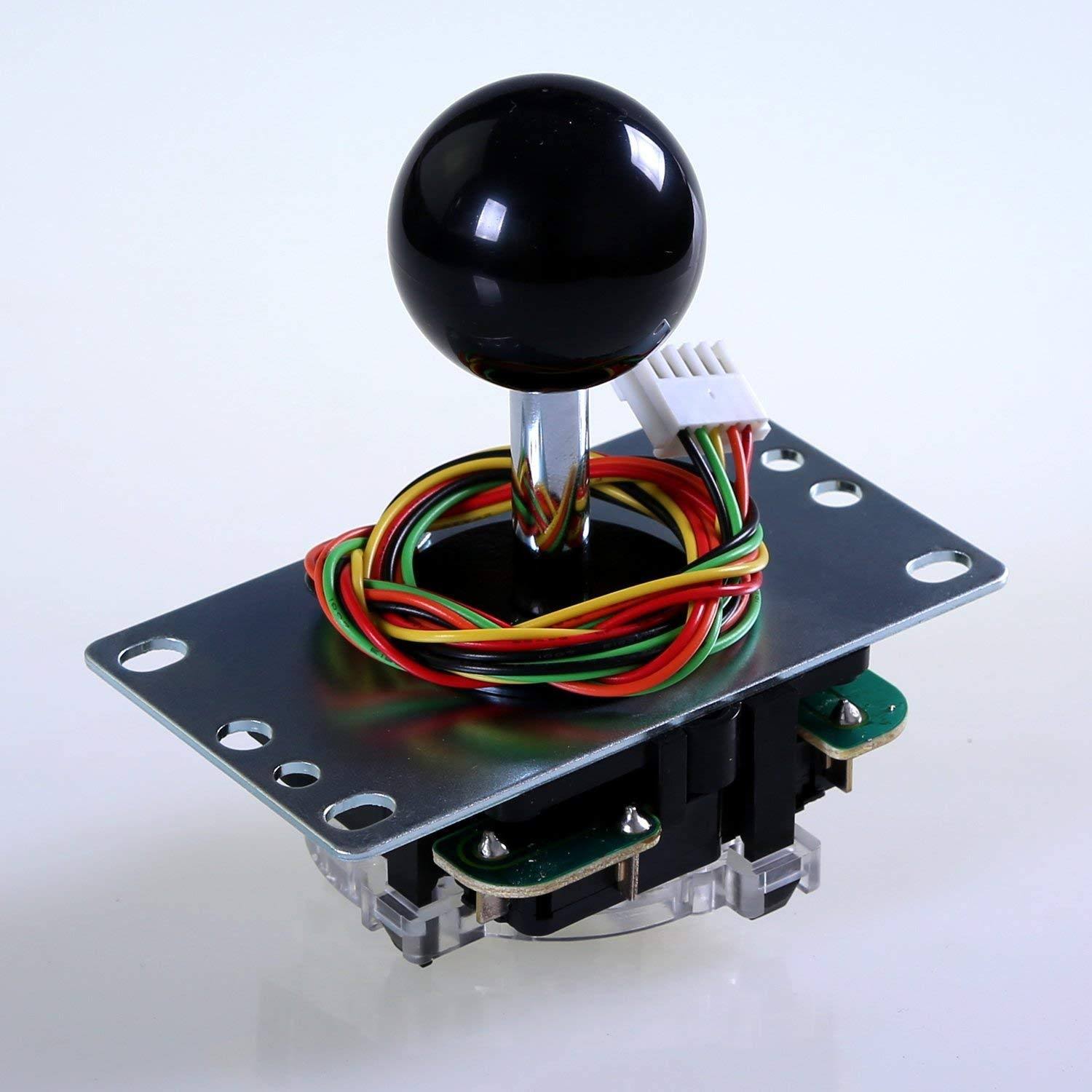 Black Ball Top Handle Arcade Joystick 4 and 8 Way Adjustable B7683