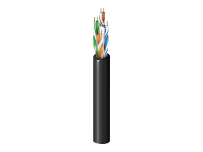 Bulk cable 1000 ft UTP CAT 6 Black I148962