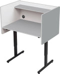 Gray Study Carrel O48924