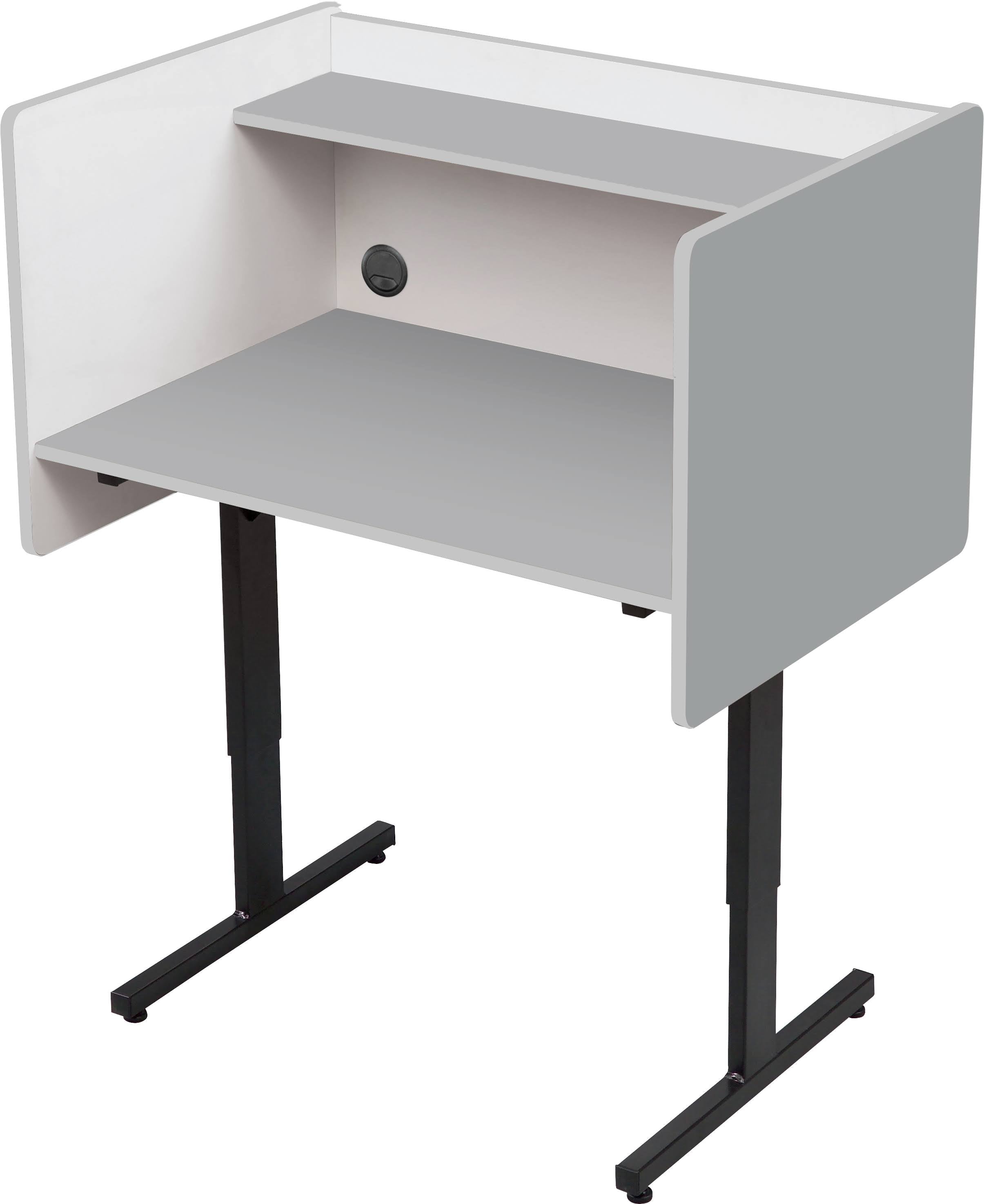 Gray Study Carrel O48924
