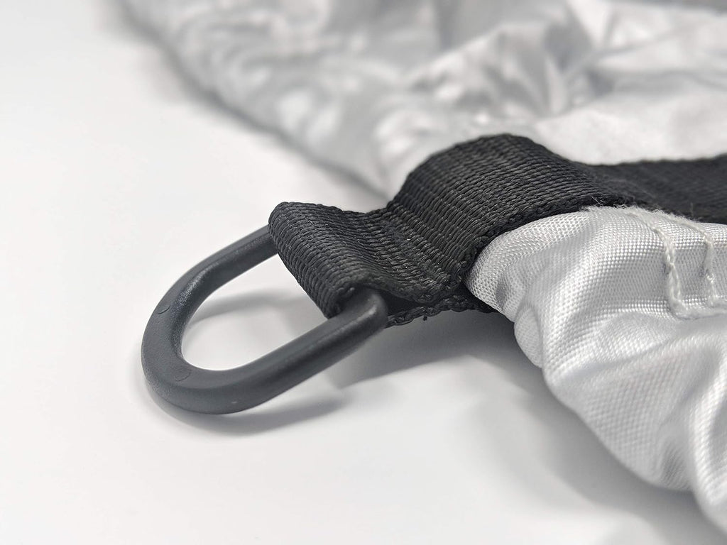 RV Cover Compatible with Class C RV 23' - 26' Long, Fleece Lining, Includes Cable Lock, Storage Bag & Wind Straps J1772