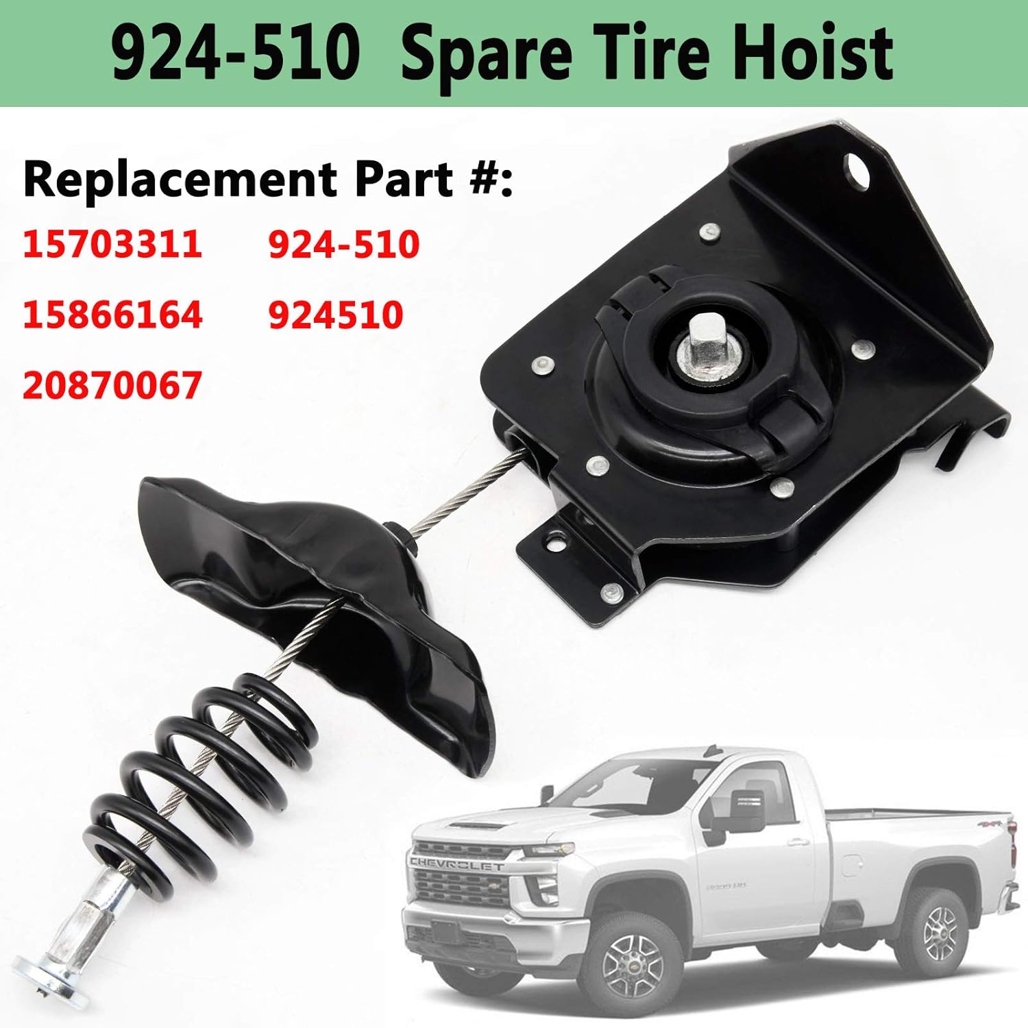 Spare Tire Hoist Assembly, Pack of 2 X650