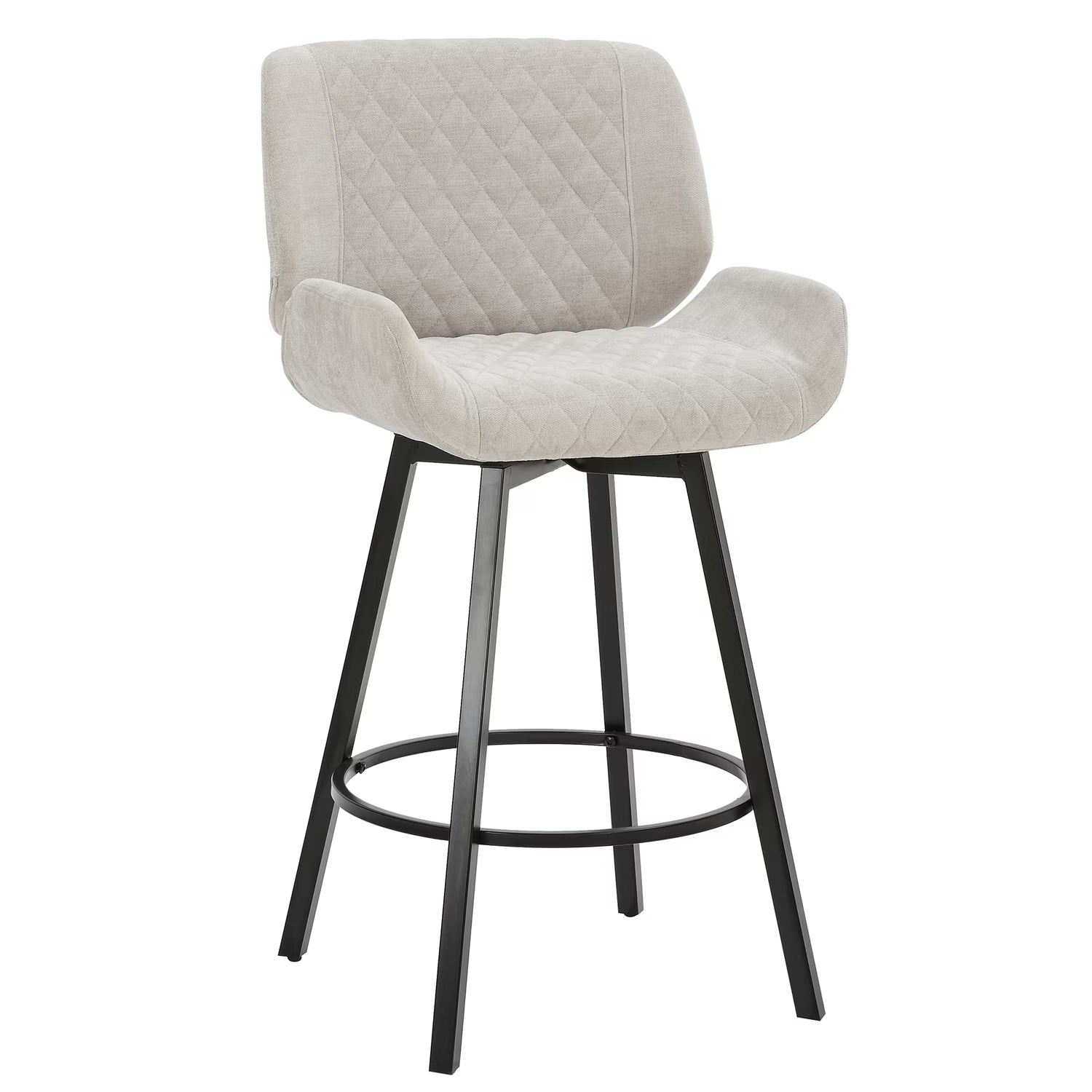 Rust Fabric Bentwood and Metal Side Chair Set of 2 B1737