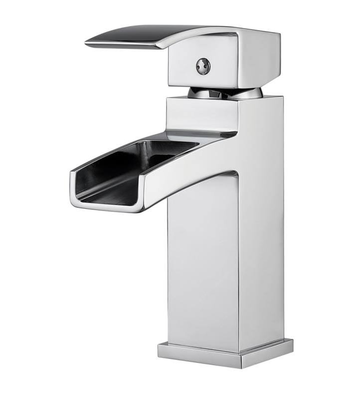 Polished Chrome Single Hole Bathroom Faucet W712