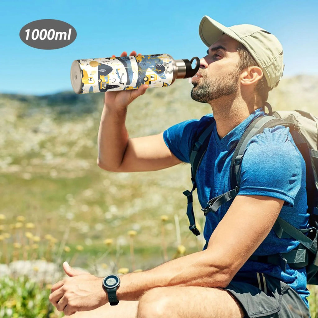 Stainless Steel Insulated Water Bottle with Straw Lid R277930