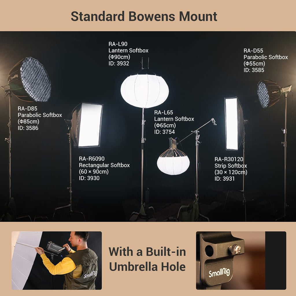 Bi-Color LED Video Light 220W 2700K-6500K with Bowens Mount Z527729