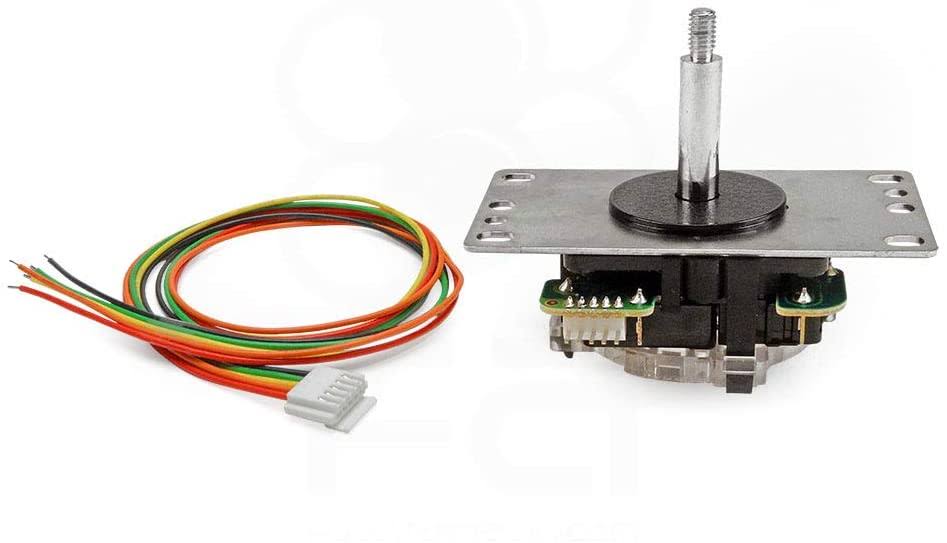 Black Ball Top Handle Arcade Joystick 4 and 8 Way Adjustable B7683