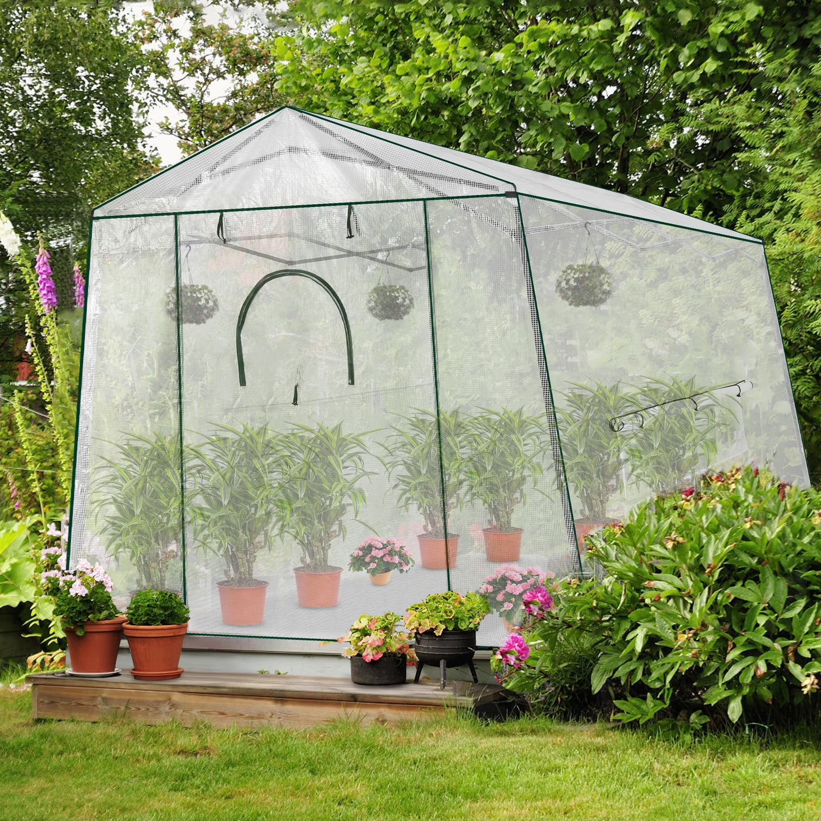 White Pop-up PVC Greenhouse Z7318